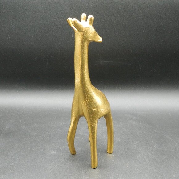 Nate Berkus Magnetized Gold Metal Giraffe Figurine - Picture 3 of 7